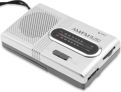 Knaak Draagbare Noodradio - Op Batterijen - Rampenradio - FM/AM Radio voor Calamiteiten - Noodradio