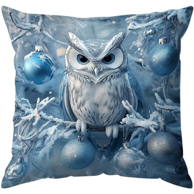 45x45cm Uil Kussensloop Slaapkamer Bank Kussenhoes 100% Polyester Woonkamer Kussen Kussensloop Huisdecoratie 45x45cm