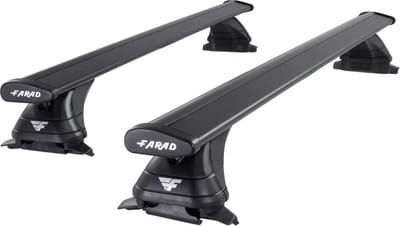 Dakdragers geschikt voor Alfa Romeo 159 sport wagon 2006 t/m 2011 open dakrailing - Aluminium - Hoog laadvermogen 100kg - Wingbar Zwart - Merk Farad