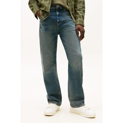 Tommy Hilfiger Otis Regular Straight Jeans Denim Medium Maat: W30L30 | Straight Jeans Outlet | Heren | Blauw