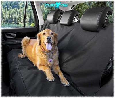 CUBEXCOM® Hondendeken Auto Achterbank, Autodekens, Hondendeken Auto Kofferbak, Universele Hond Deken Auto Seat Cover, Scheurvaste, Waterdichte, Wasbaar, Eenvoudige Reiniging, Autostoelhoes Voor Honden En Huisdieren, 141x133 cm, ZWART