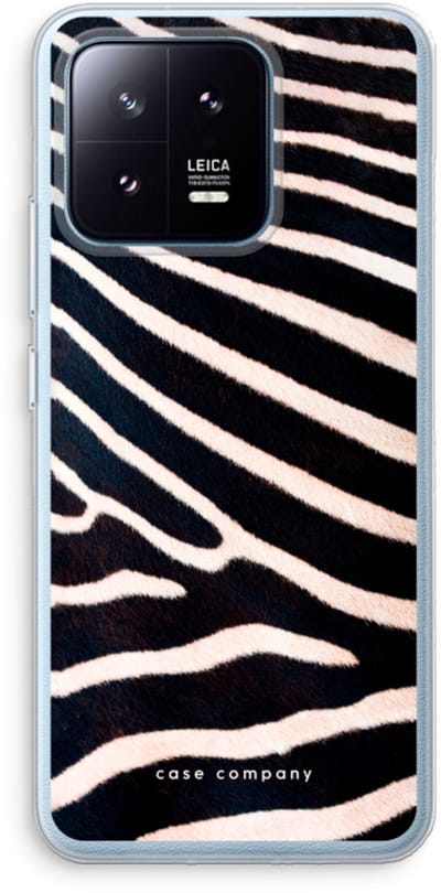 Case Company® - Hoesje geschikt voor Xiaomi 13 Pro hoesje - Zebra - Soft Cover Telefoonhoesje - Bescherming aan alle Kanten en Schermrand