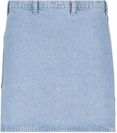 Witloft Denim Sloof - Schort gerecycled denim - Verstelbaar - Virgin biologisch katoen - Lichtblauw