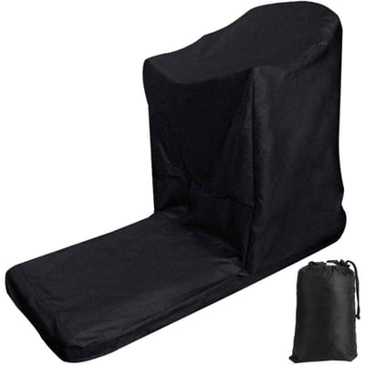 L-vormige loopbandhoes Waterdicht Stofdicht Beschermhoes Zwart Buiten Binnen Benodigdheden black