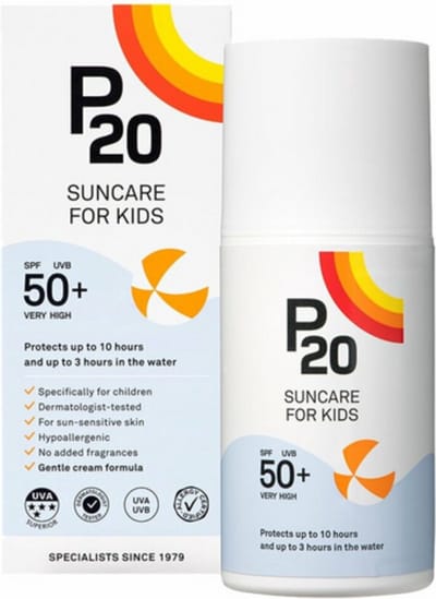 P20 Zonnebrand Kids SPF 50+ Lotion - 2 x 200 ml - Voordeelverpakking