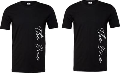Koppel Shirts voor Hem en Haar - The one - zijn perfect als Valentijns cadeau of voor een verjaardag - Maat S
