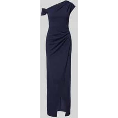 Avondjurk in maxi-jurk met loopsplit