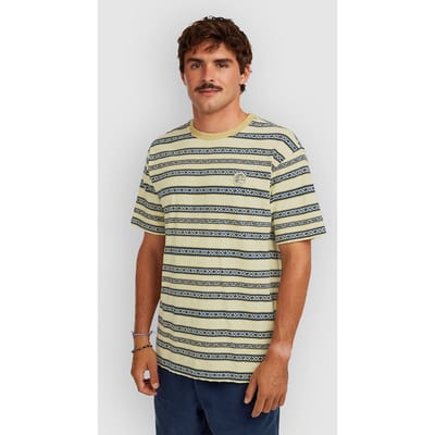 O'Neill O'Riginals Jacquard Stripe T-Shirt geel