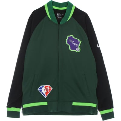 College lichtgewicht sweatshirt voor heren Nba Dri Fit Showtime L/s jas Milbuc Fir/zwart/wit