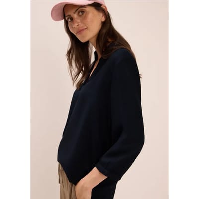 Blouse in effen kleur