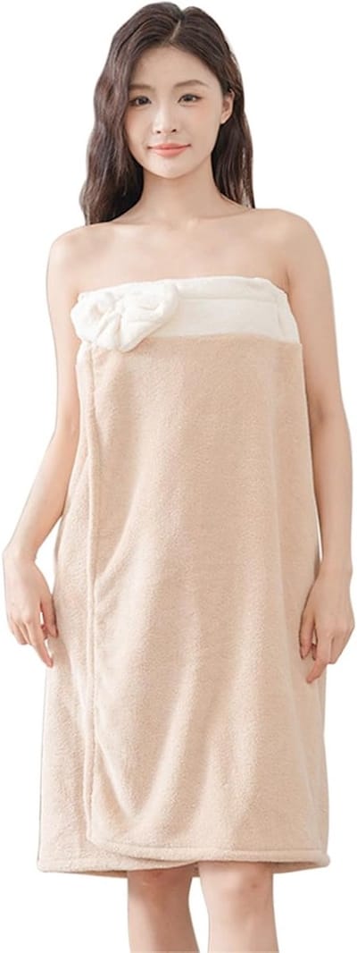 Saunakilt voor Dames en Meisjes met Sluiting - Sneldrogende Microfiber Handdoek voor Spa en Douche, 140 x 80 cm