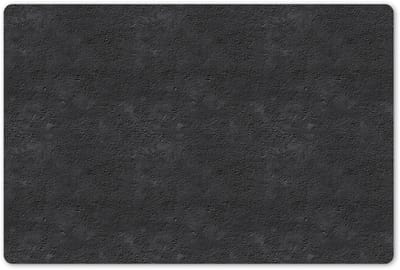 Placemats 45x30 cm - Placemat kunststof - 1 stuk - Donkergrijs - Asfaltstructuur - Ruw - Borden onderleggers - Decoratie voor op tafel - Keuken tafeldecoratie accessoires - Vinyl onderlegger - Tafelversiering