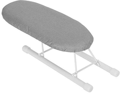 Dailygoods- Strijkplank Mini - Opvouwbaar - Antislip - Wasbare Hoes - Draagbaar - Stabiele Ondersteuning - Strijktafel