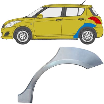 Reparatiepaneel achterspatbord voor Suzuki Swift 2010-2017 / Links