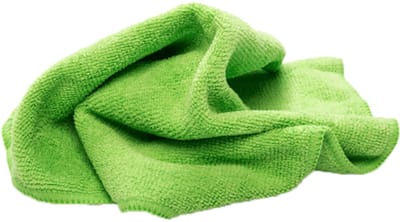 10x Extra stevige microvezeldoek 27 x 27 cm groen professioneel voor alle oppervlakken