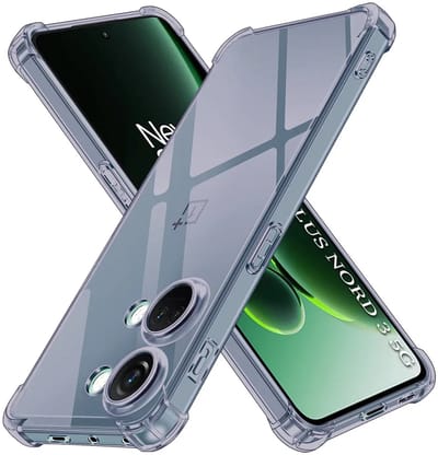 Hoesje geschikt voor OnePlus Nord 3 - Techsuit Shockproof Silicone Back Cover - Zwart