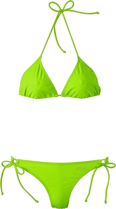 Beco Triangelbikini Dames Polyamide/elastaan Neongroen Mt 36