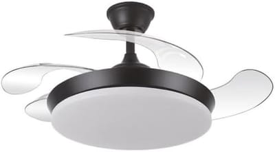 Mini Ventilator - Drietands Ventilator - Zomer en Winter - Inclusief Afstandsbediening - 32-91cm - Zwart