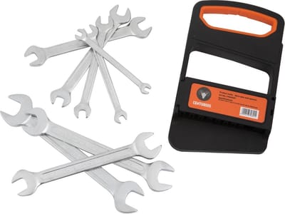 Steeksleutelset 8-delig 6-22 mm – Chroom-Vanadium – Ergonomische Grip – Compact & Duurzaam – Voor Thuis & Professioneel Gebruik