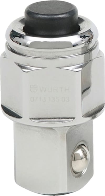 Wurth - Doorsteekrateladapter Voor 1/2-inch dopsleutel - Doorsteekrateladapter Voor 1/2-inch dopsleutel Aansluiting 1/2 inch
