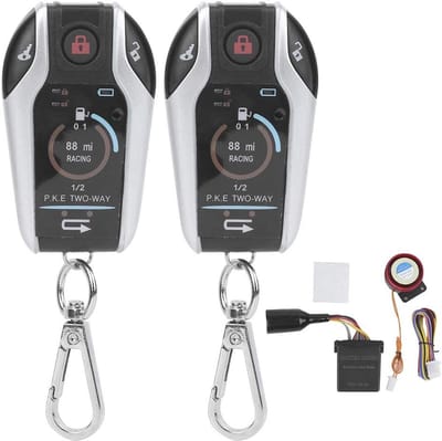 Universeel motorfiets alarmsysteem met afstandsbediening en anti-diefstal