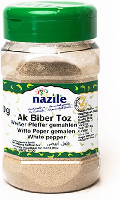 Nazile Witte Peper Gemalen 200 Gram