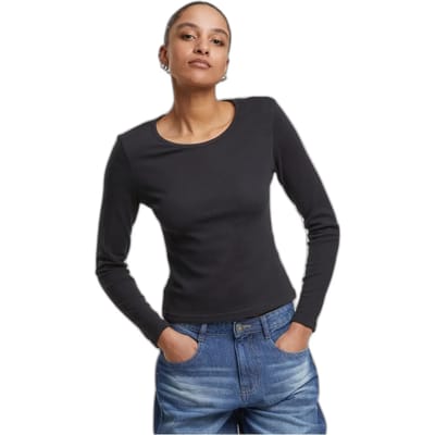 Dames-T-shirt met lange mouwen Urban Classics Heat Slim