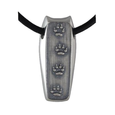 AuBor ®. Hanger. Zilver. Wolvensporen.