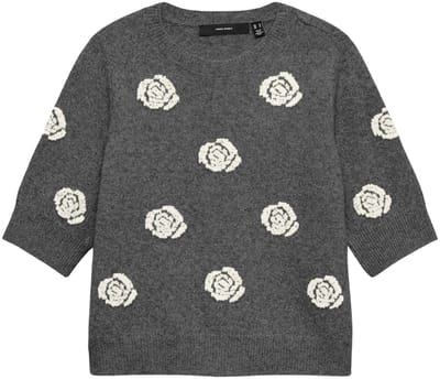 Vero Moda Doffy Intarsia 2/4 Knit Trui Dames - Maat M