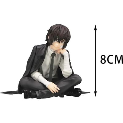FuRyu Bungo Stray Dogs 12cm Dazai Osamu Noedelpers Figuur Japanse Cartoon Figuurtjes Verzameling Leuke Speeltjes
