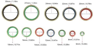 Rubber Ring - 240 Stuks Assortiment - Afdichtingstape - Afdichtingskit - Rubber Ringen Assortiment - NBR Coating - Temperatuur- en Corrosiebestendig - Afdichtring