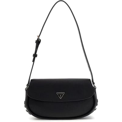 GUESS schoudertas Danya Flap Shoulder Bag Black zwart