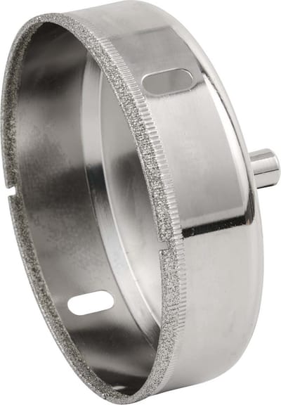 Qerato Tegelboor 100 mm nat - Glasboor - Diamantboor