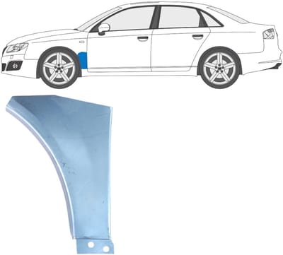 Reparatiepaneel voorspatbord voor Seat Exeo 2008-2013 / Links