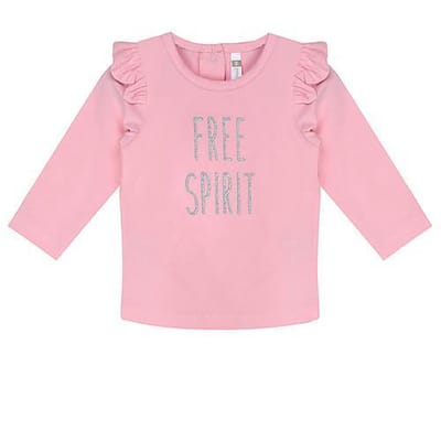 Ducky Beau - Longsleeve - Candy Pink - Maat 80