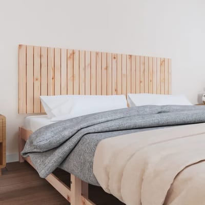 vidaXL - Wandhoofdbord - 185x3x60 - cm - massief - grenenhout