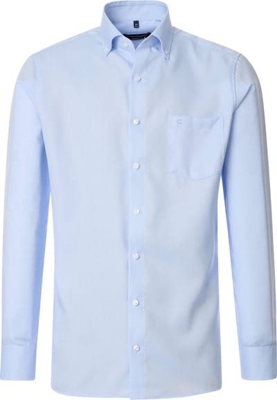CASA MODA comfort fit overhemd - Oxford - lichtblauw - Strijkvriendelijk - Boordmaat: 46 (EU maat: XXL)