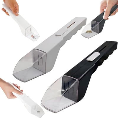 2 stuks insectenvallen, handmatige insectenvangtool, spinnenvanger met transparant observatievak, geschikt voor het vangen van bijen, schorpioenen, kakkerlakken, vliegen, bedwantsen, gekko's, spinnen (27*5cm, zwart, wit)
