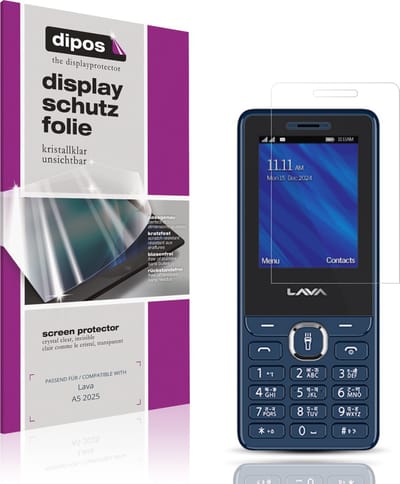 dipos – 4x Beschermfolie geschikt voor Lava A5 2025 | Krasbestendige & heldere Screenprotector Ultra-Thin