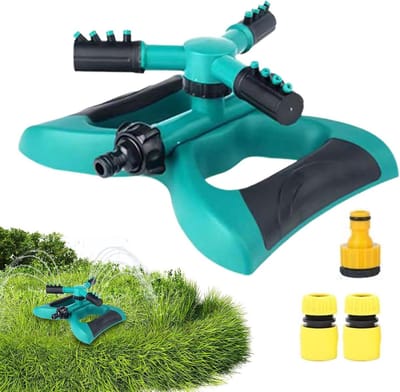 Gazon Sproeier - Automatisch Irrigatiesysteem - Tuin Bewateren - 360 Graden Rotatie - 22 x 20 x 10 cm - Blauw