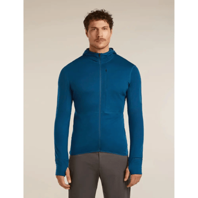 Icebreaker 200 RealFleece™ Descender Zip Hoodie Heren (Maat - M, Kleur - Atlantis/Arctic)