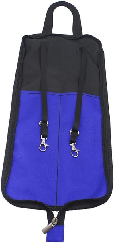 Drumstick Tas met 2 Compartimenten voor Stokken en Hamers, Ideaal voor Drummaterialen en Accessoires, Bescherming en Opslag