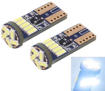 TLVX Autolampen W5W T10 LED steeklampen 8000K - Canbus – Storingsvrij – Steeklamp – Interieur verlichting – Wit Blauwig licht – Ice Blue – Lange levensduur – 12V – Stadslicht – Interieurlicht – Parkeer lampen – Stadsverlichting LED (2 stuks)