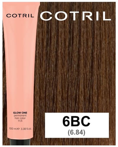COTRIL GLOW ONE PERMANENT HC 5BC CASTANO CHIARO MARRONE RAME 100 ML