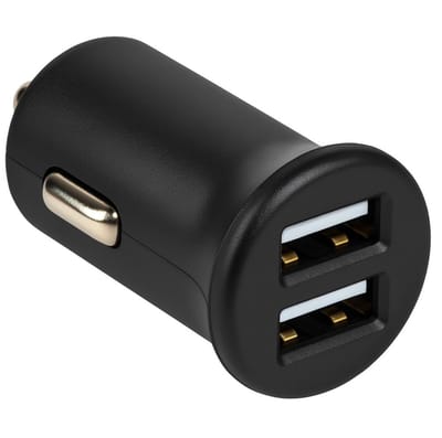 USB autolader - USB A - 2.100 mA - Zwart - Allteq