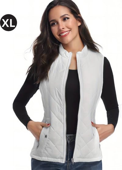 Bovista Bodywarmer - Waistcoat Met Ritssluiting - 4 Seizoenen - Outdoor - Voor Dames - Beige - Maat XL