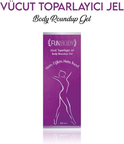 Funbody Afslank gel - Verminderd cellulitis - afname 3 tot 8cm in omvang - lichaam verstevigen - body roundup gel