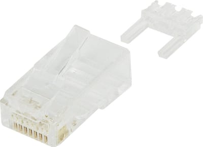 ACT RJ45 Connector CAT6, UTP Stekker voor Netwerkkabel, 10 stuks – AC4115
