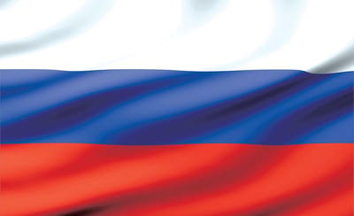 Flag Russia Photo Wallcovering