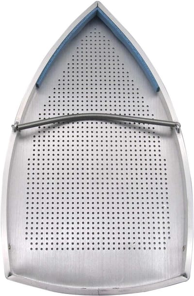 Strijkschoen - Strijkijzerzool - Strijken van delicate stoffen - Voorkomt glans en brandplekken - 212 mm x 122 mm - Zilver